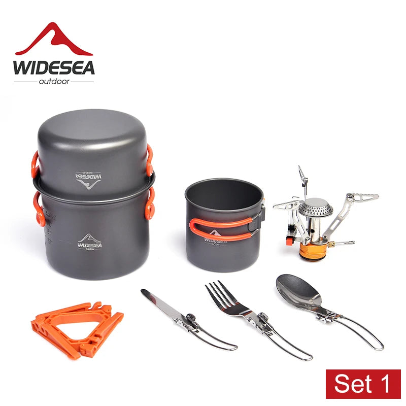 Camping Cookware Set Outdoor Tableware Equipment