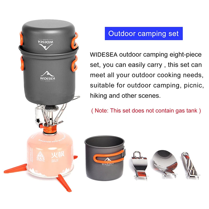 Camping Cookware Set Outdoor Tableware Equipment