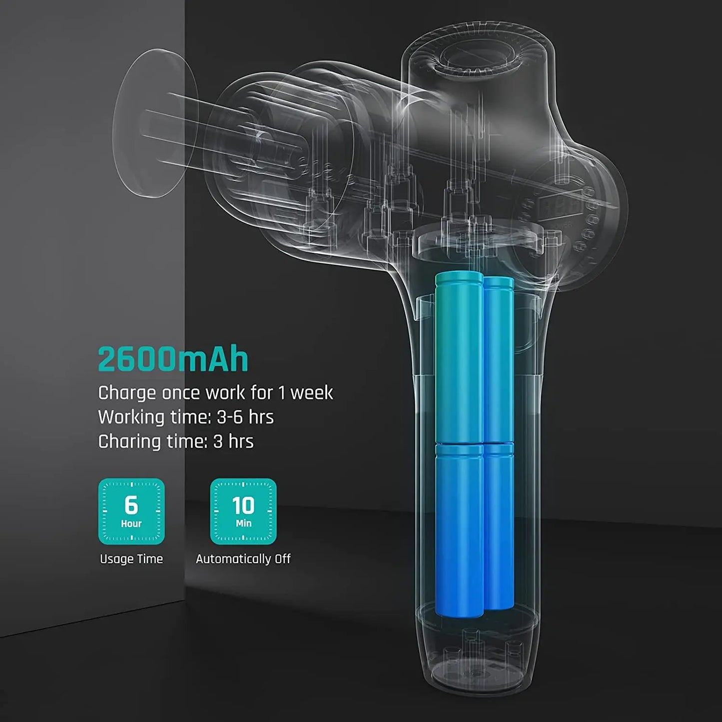 Professional Muscle Percussion, Portable Massage Gun