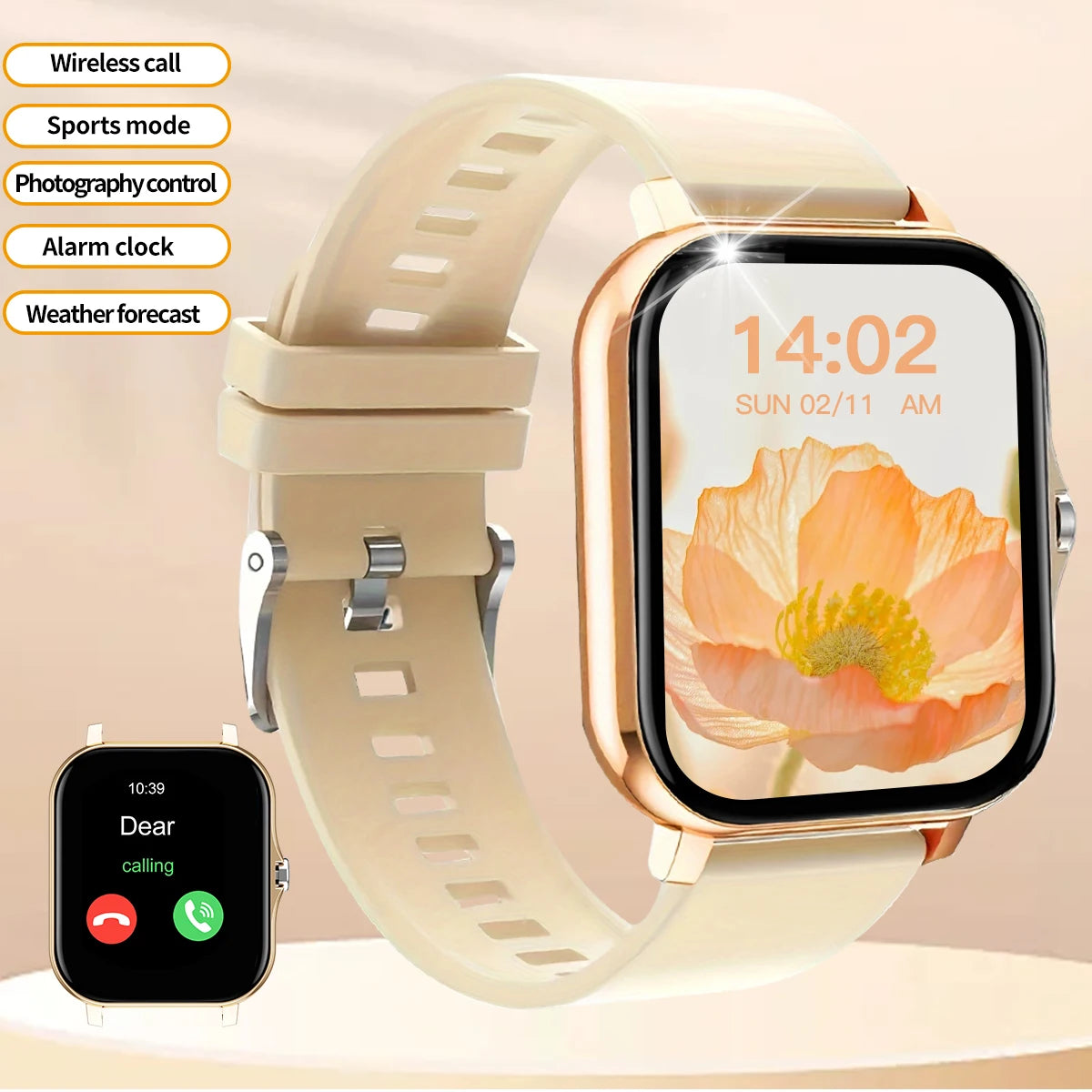 Bluetooth Sports Fitness Tracker Smart Watch for Android