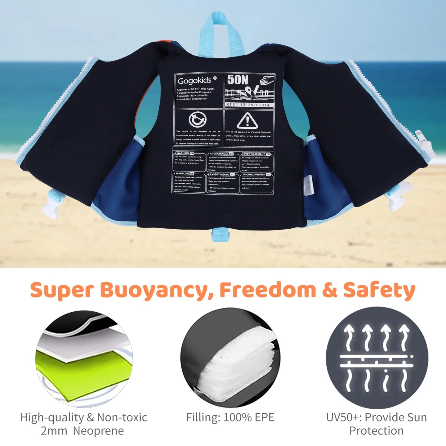 Children Drifting Water Sport Life Jacket