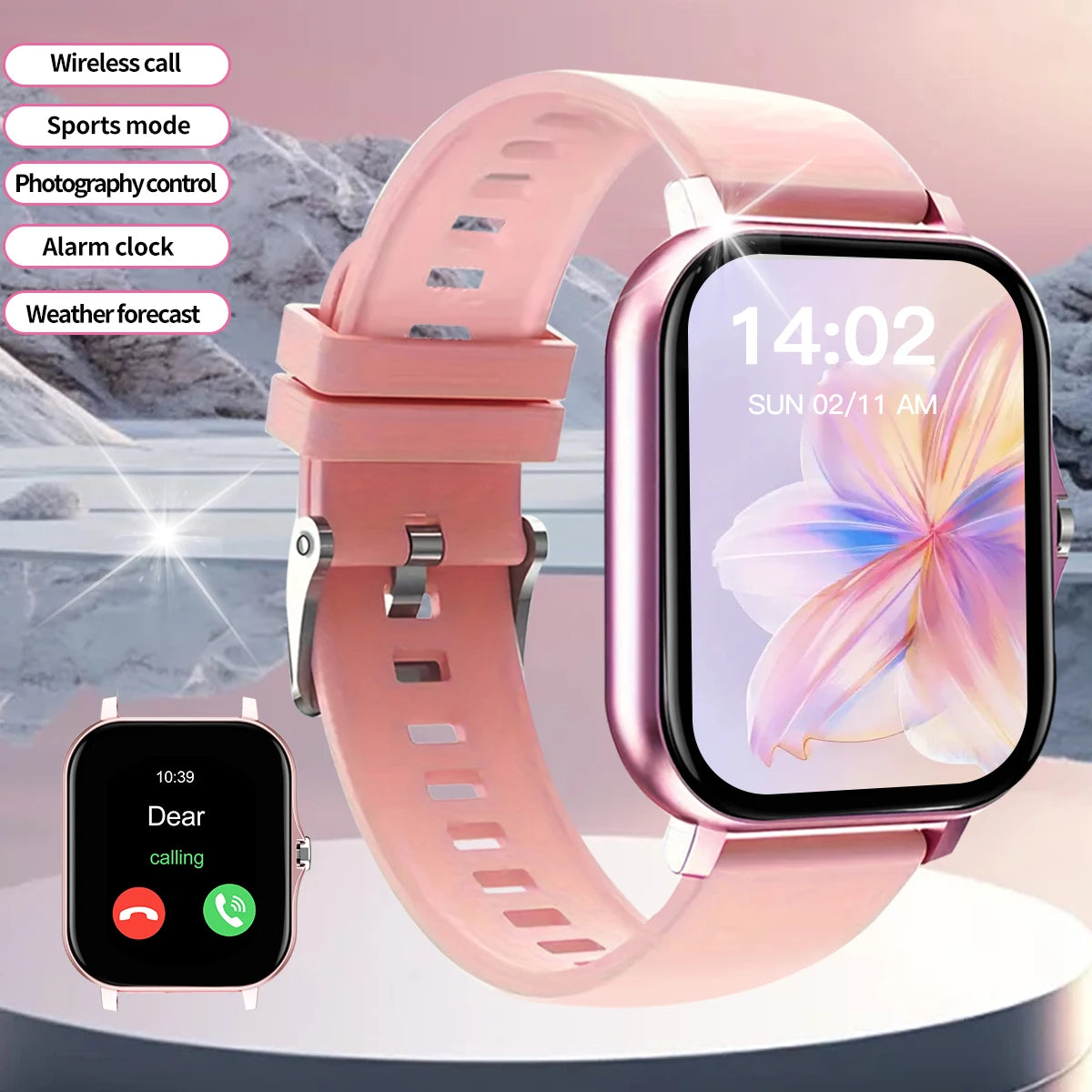 Bluetooth Sports Fitness Tracker Smart Watch for Android