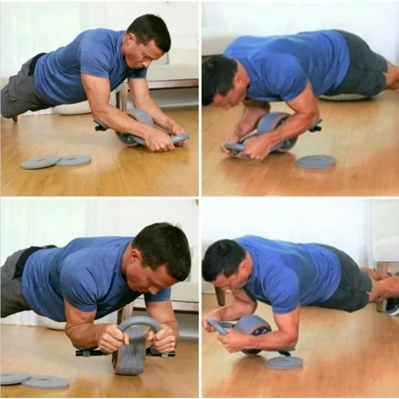 Dynamic Core Ab Roller Wheel with Elbow Support for Full Core Fitness Workout
