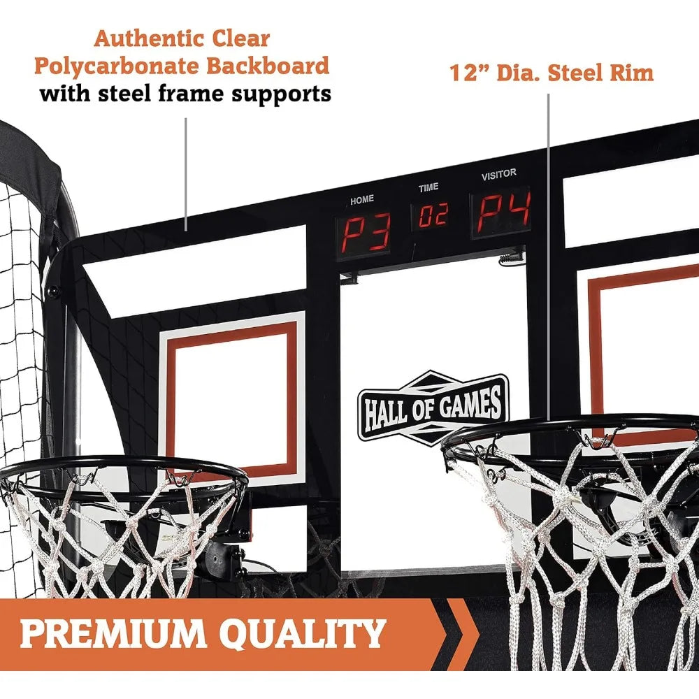 Dual Engine Electronic Indoor Arcade Basketball Game