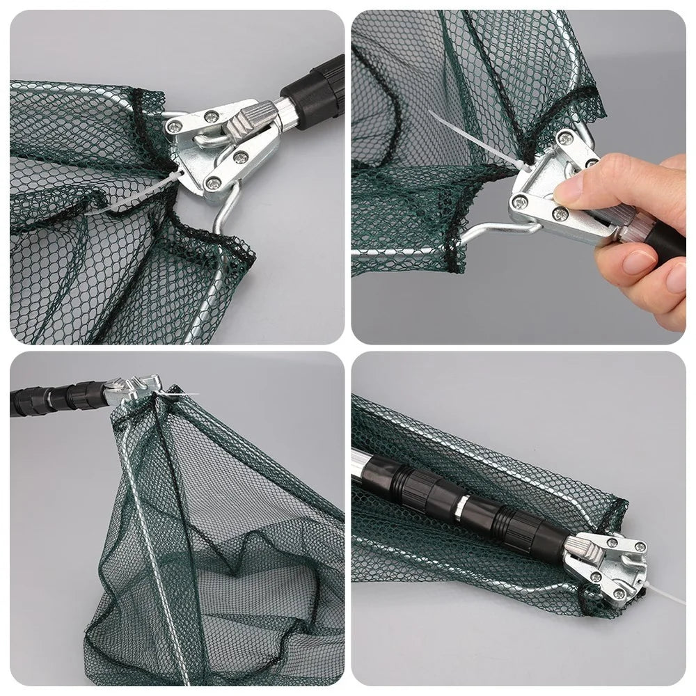 Folding Telescopic Extending Fishing Landing Net
