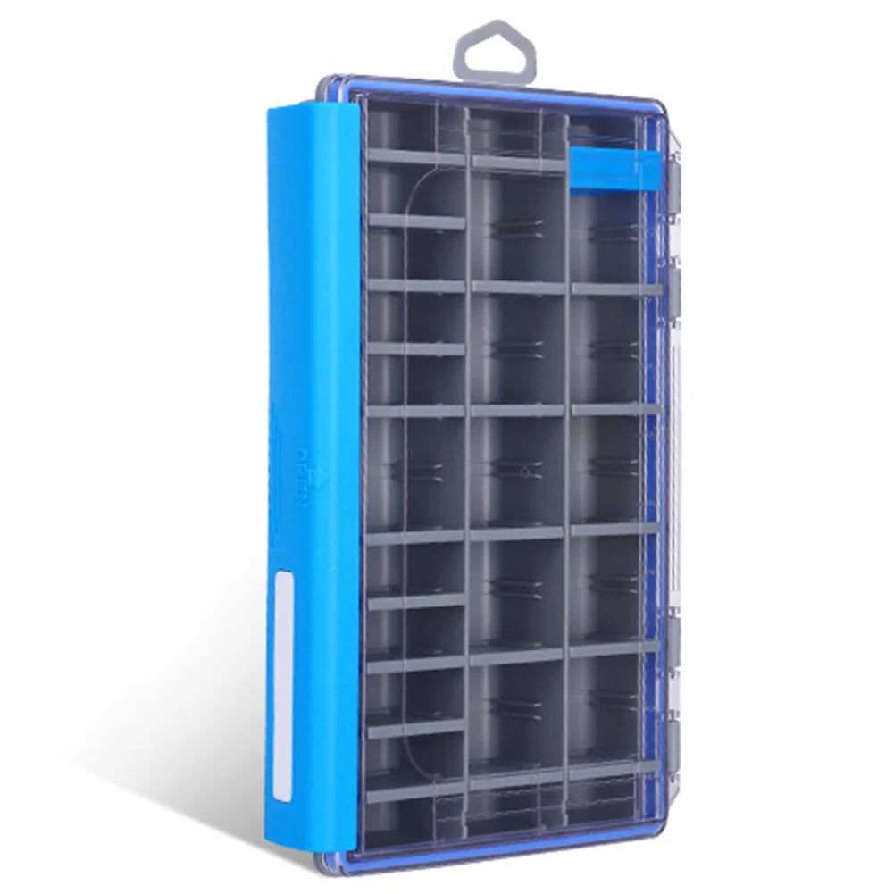 Fishing Box Waterproof Fish Hook Fishing Lure Bait Storage Case with Removable Dividers Portable Fishing Gear Accessories Box