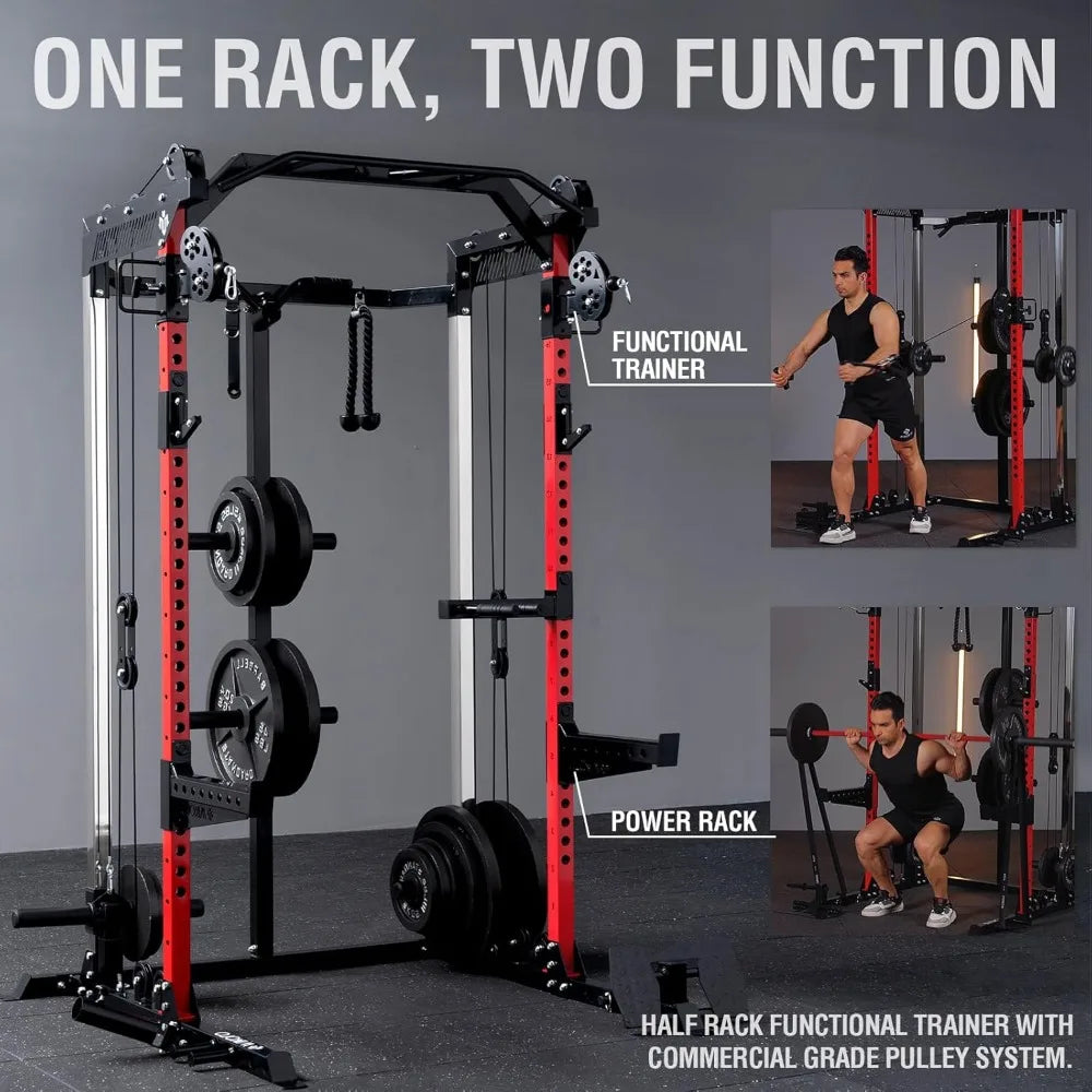 Multi-function Free Weight Home Gym Smith Machine,
