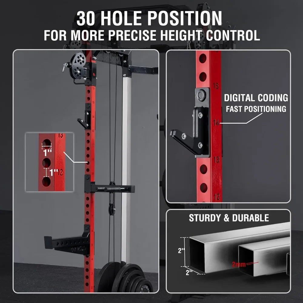 Multi-function Free Weight Home Gym Smith Machine,