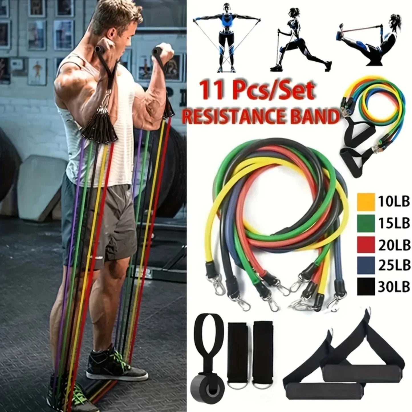 Sport Resistance Rubber Equipment Bands