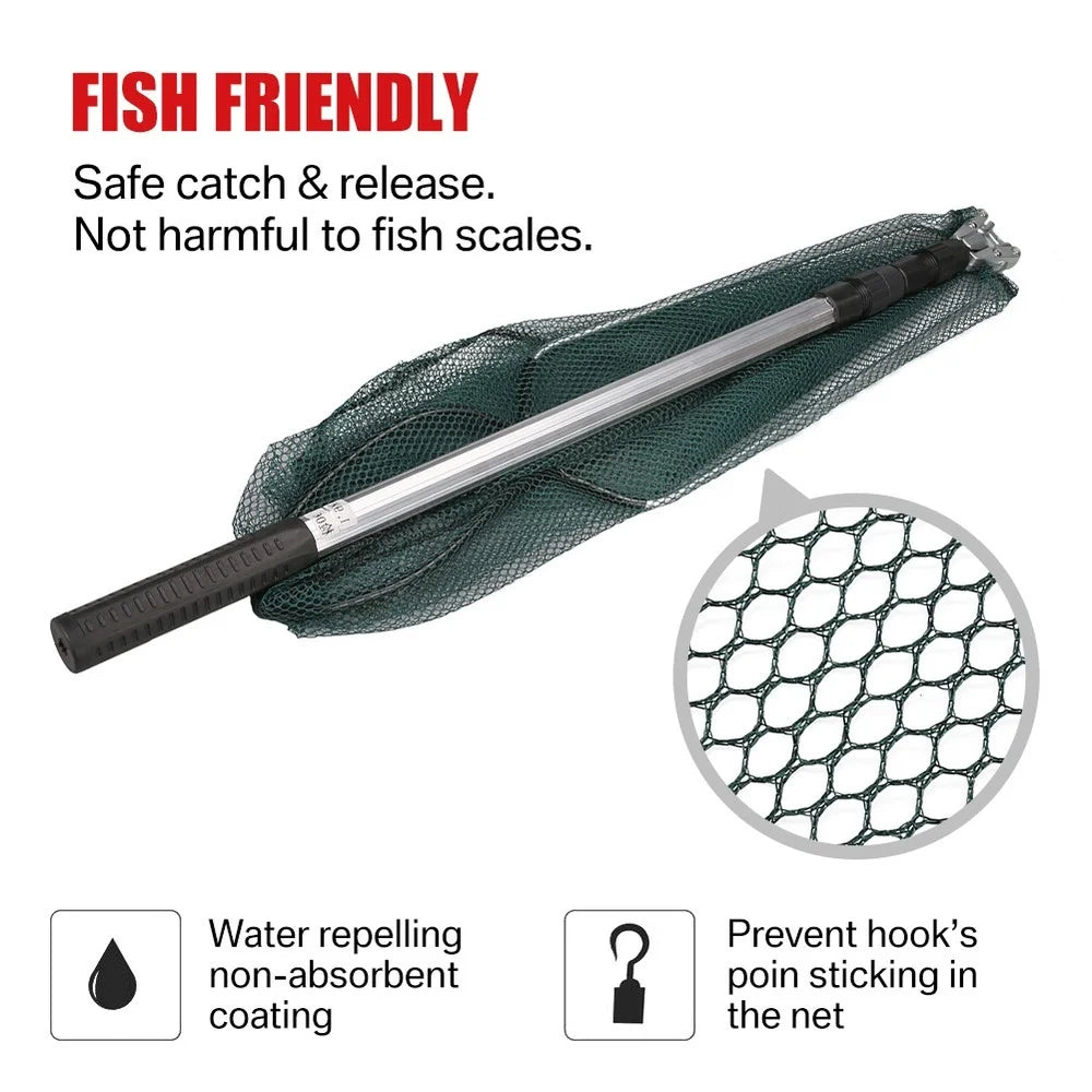 Folding Telescopic Extending Fishing Landing Net
