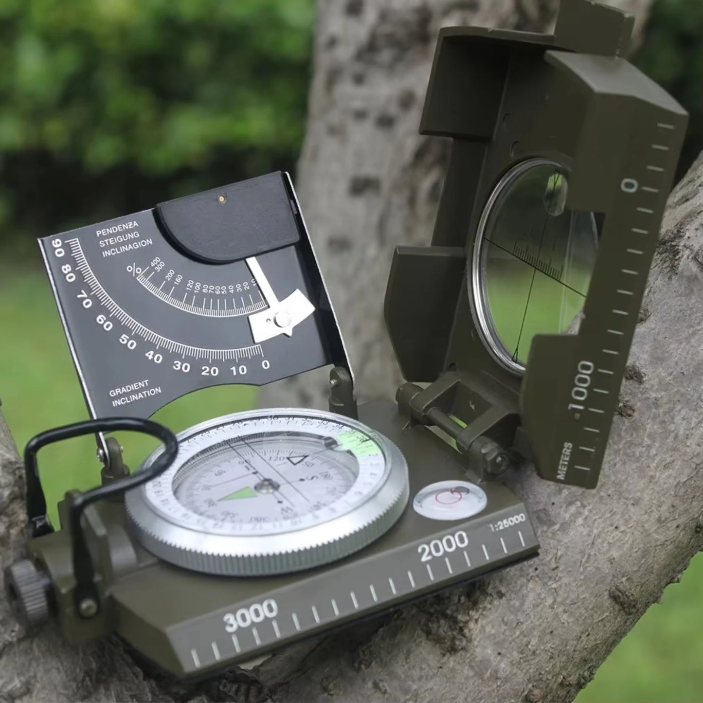 Professional Aluminum Geology Sighting Compass for Outdoor Hiking