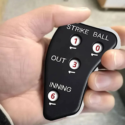 Handheld 4 Wheel Baseball Umpire Clicker Non-Slip Softball Umpire Indicator