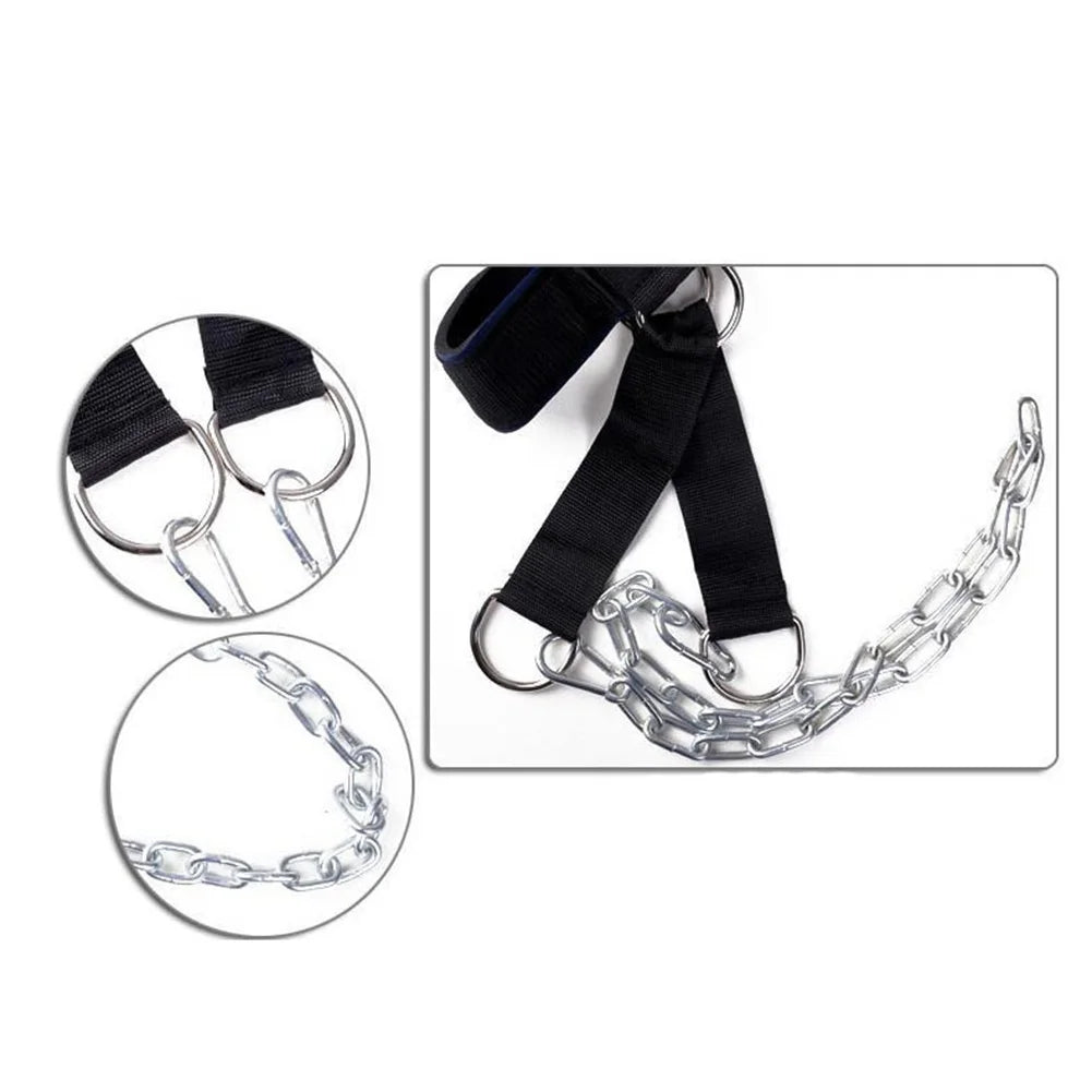 Adjustable Weight Bearing Cap Neck Harnes with Steel Chain