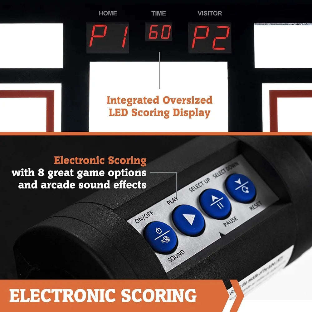 Dual Engine Electronic Indoor Arcade Basketball Game