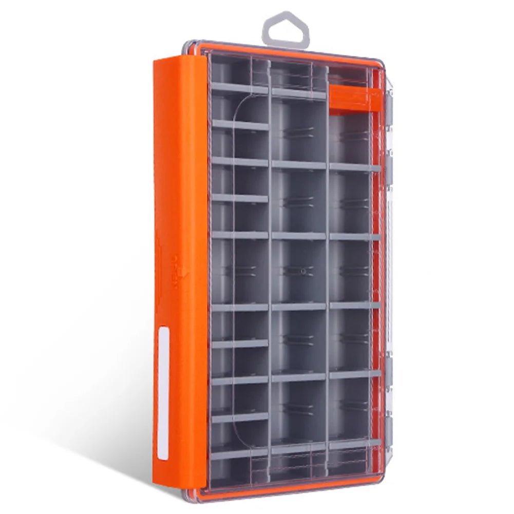 Fishing Box Waterproof Fish Hook Fishing Lure Bait Storage Case with Removable Dividers Portable Fishing Gear Accessories Box