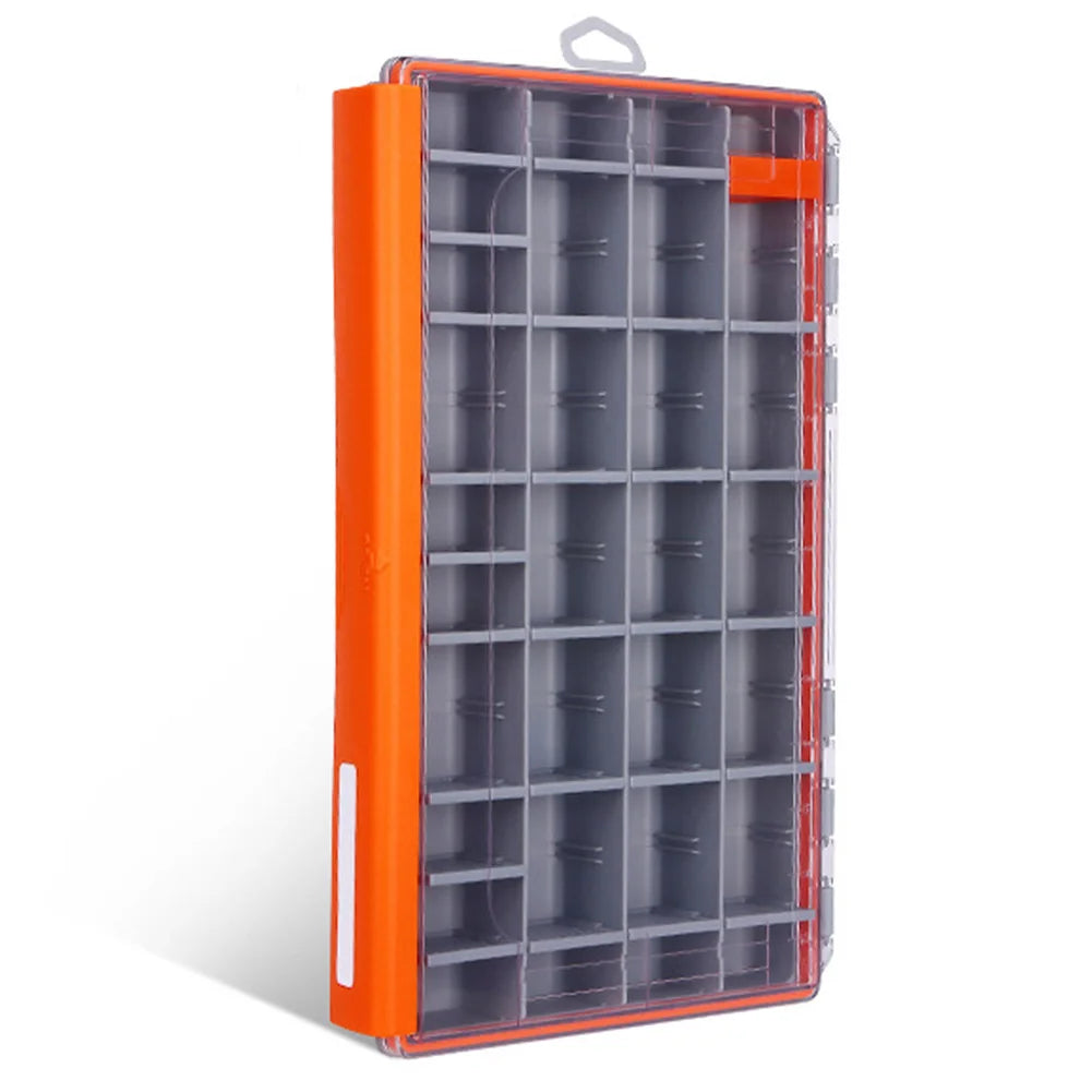 Fishing Box Waterproof Fish Hook Fishing Lure Bait Storage Case with Removable Dividers Portable Fishing Gear Accessories Box