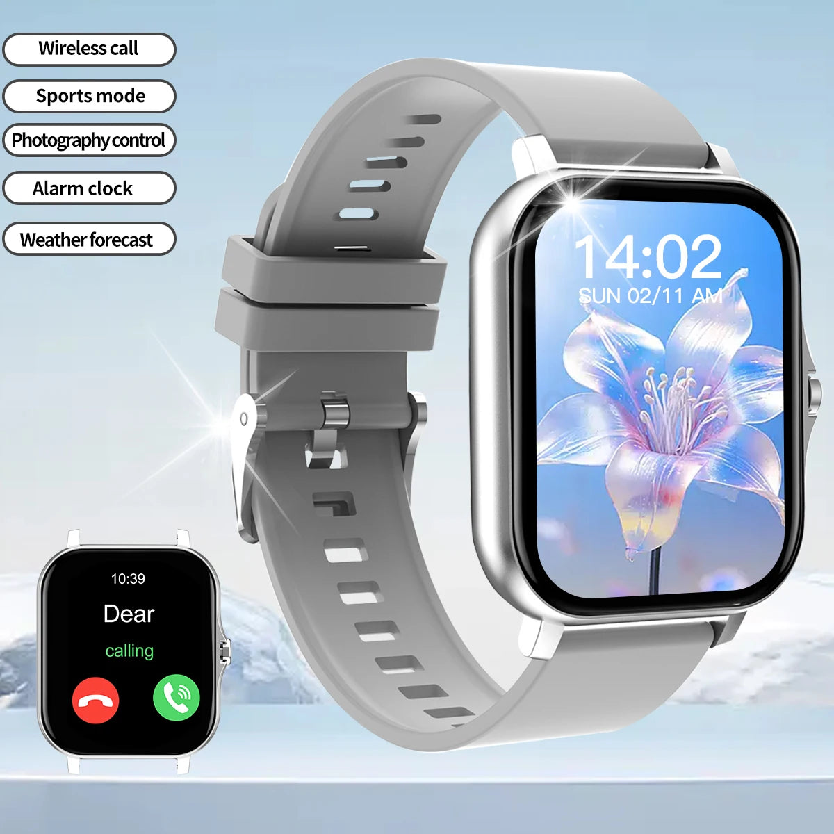 Bluetooth Sports Fitness Tracker Smart Watch for Android