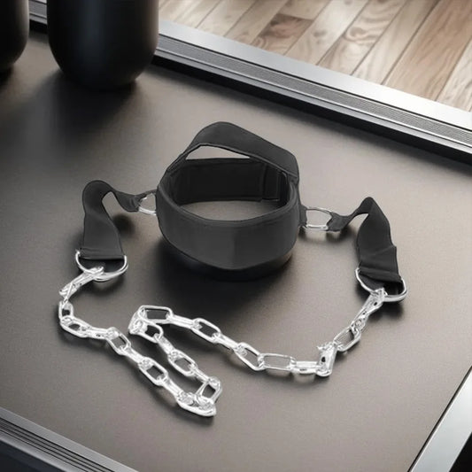 Adjustable Weight Bearing Cap Neck Harnes with Steel Chain