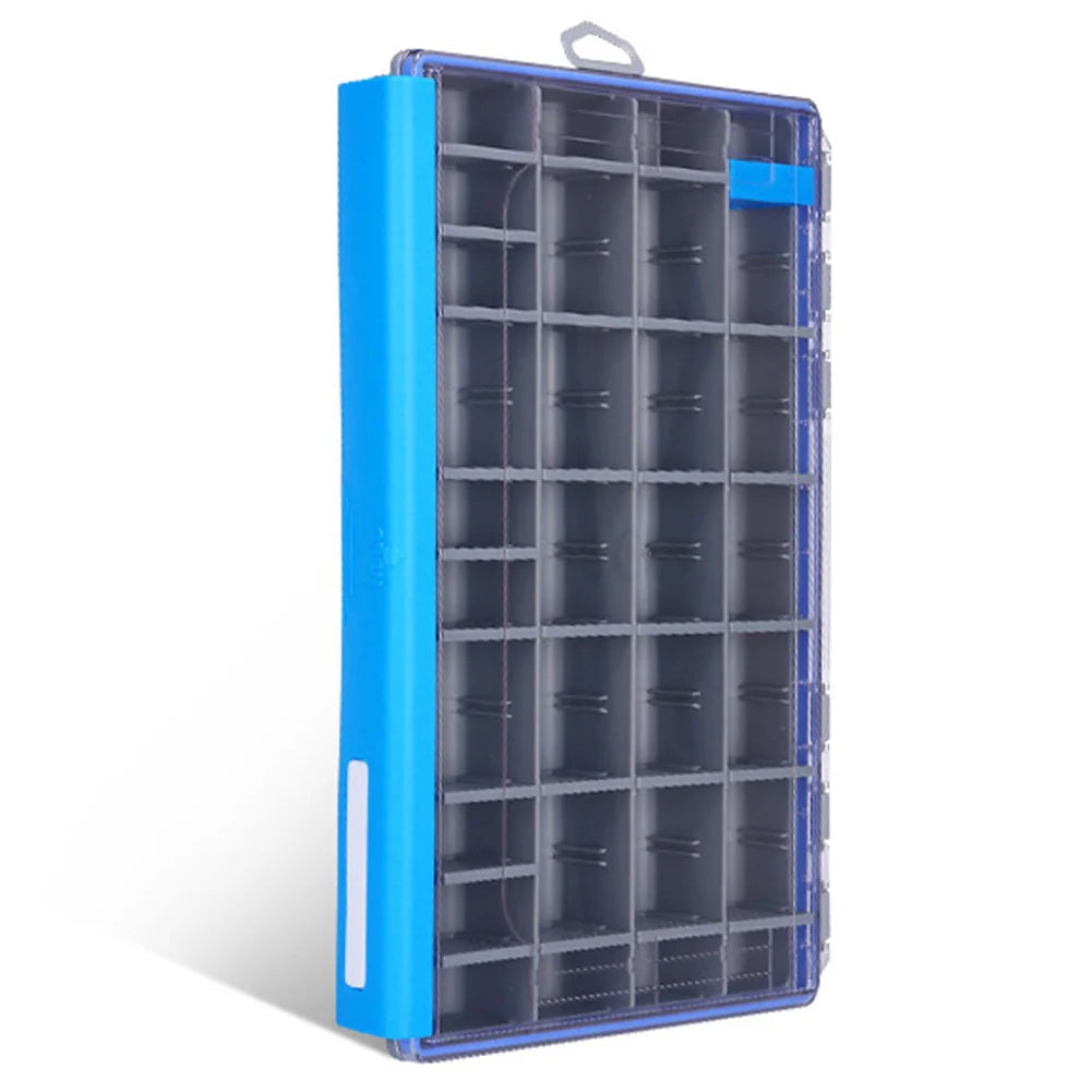 Fishing Box Waterproof Fish Hook Fishing Lure Bait Storage Case with Removable Dividers Portable Fishing Gear Accessories Box