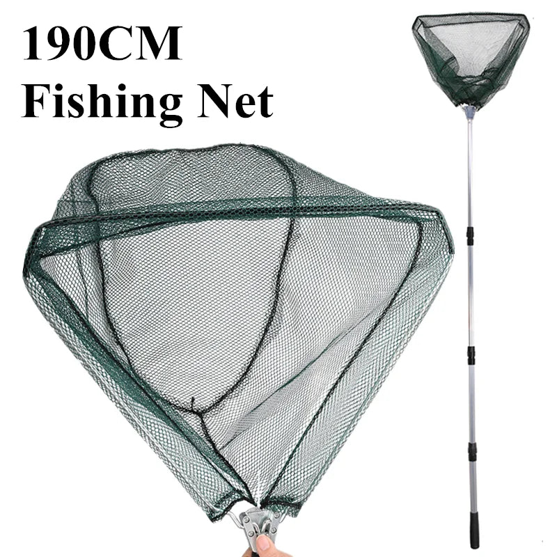 Folding Telescopic Extending Fishing Landing Net