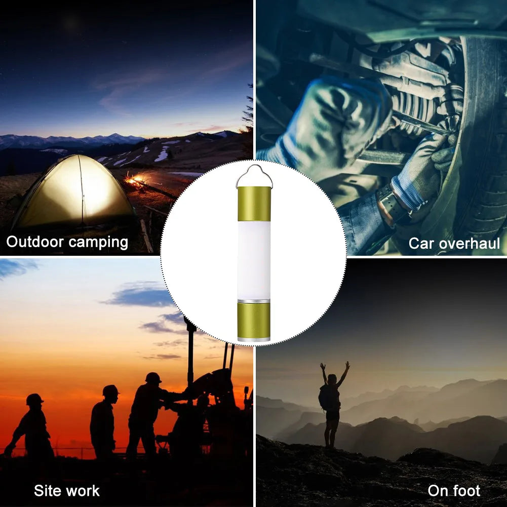 Multifunctional Outdoor Camping LED Telescopic Flashlight