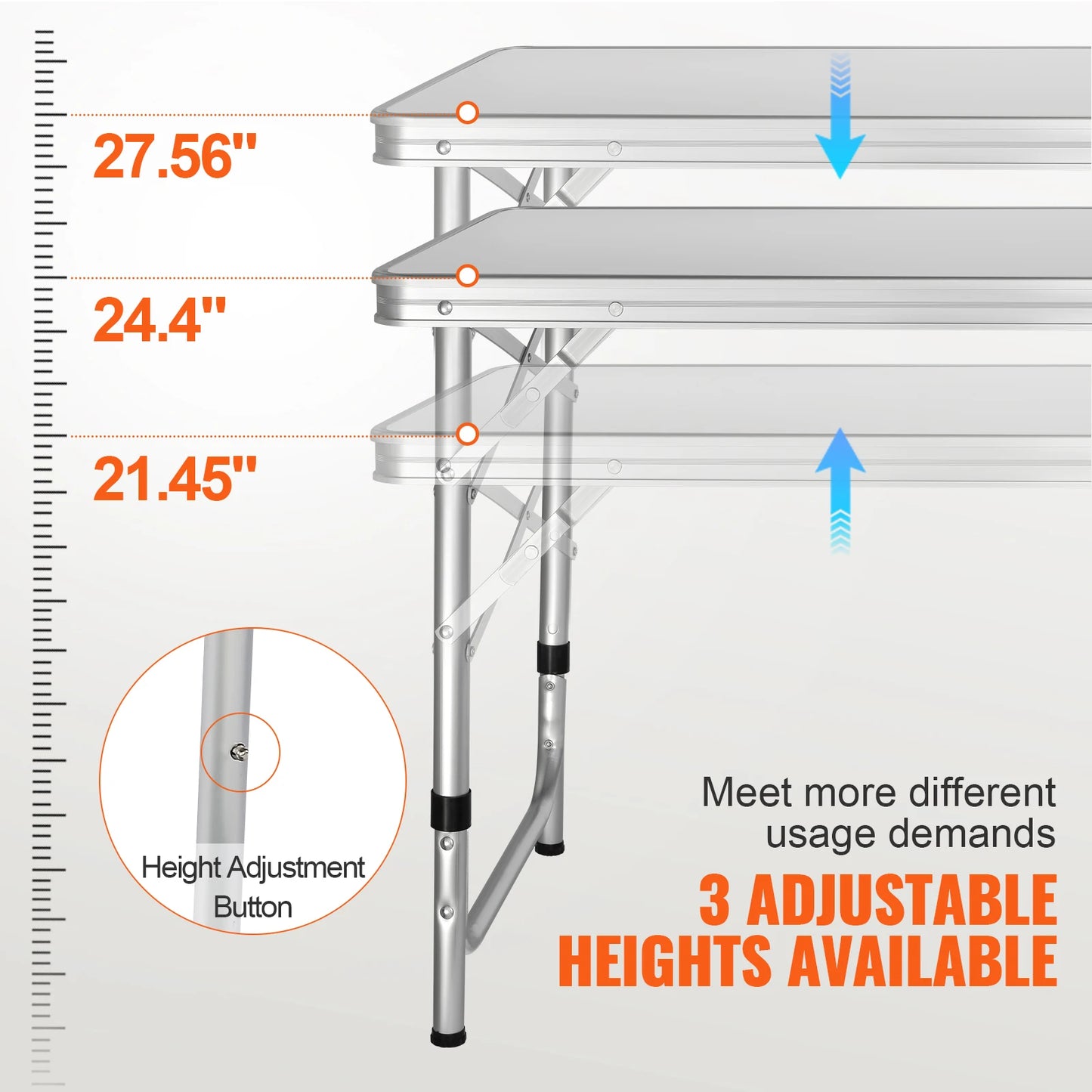 Folding Camping Kitchen Table for Outdoor Picnics