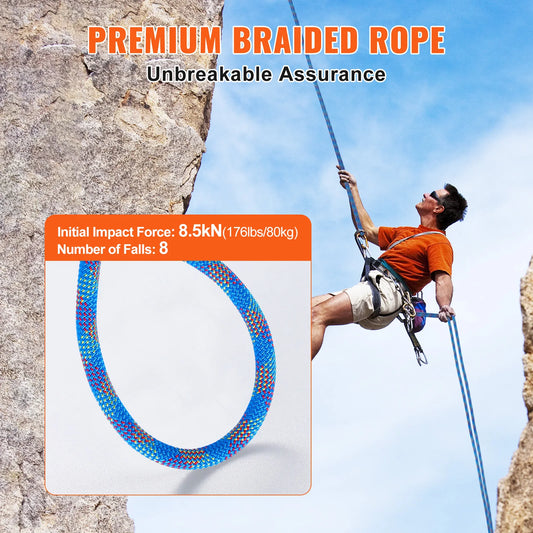 10.2mm Dynamic Stretchable Outdoor Rock-Climbing Rope