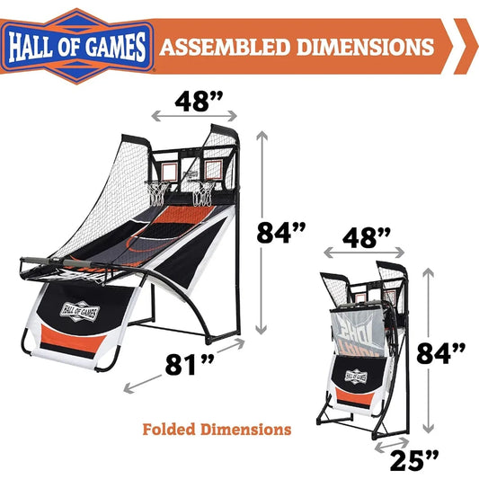 Dual Engine Electronic Indoor Arcade Basketball Game