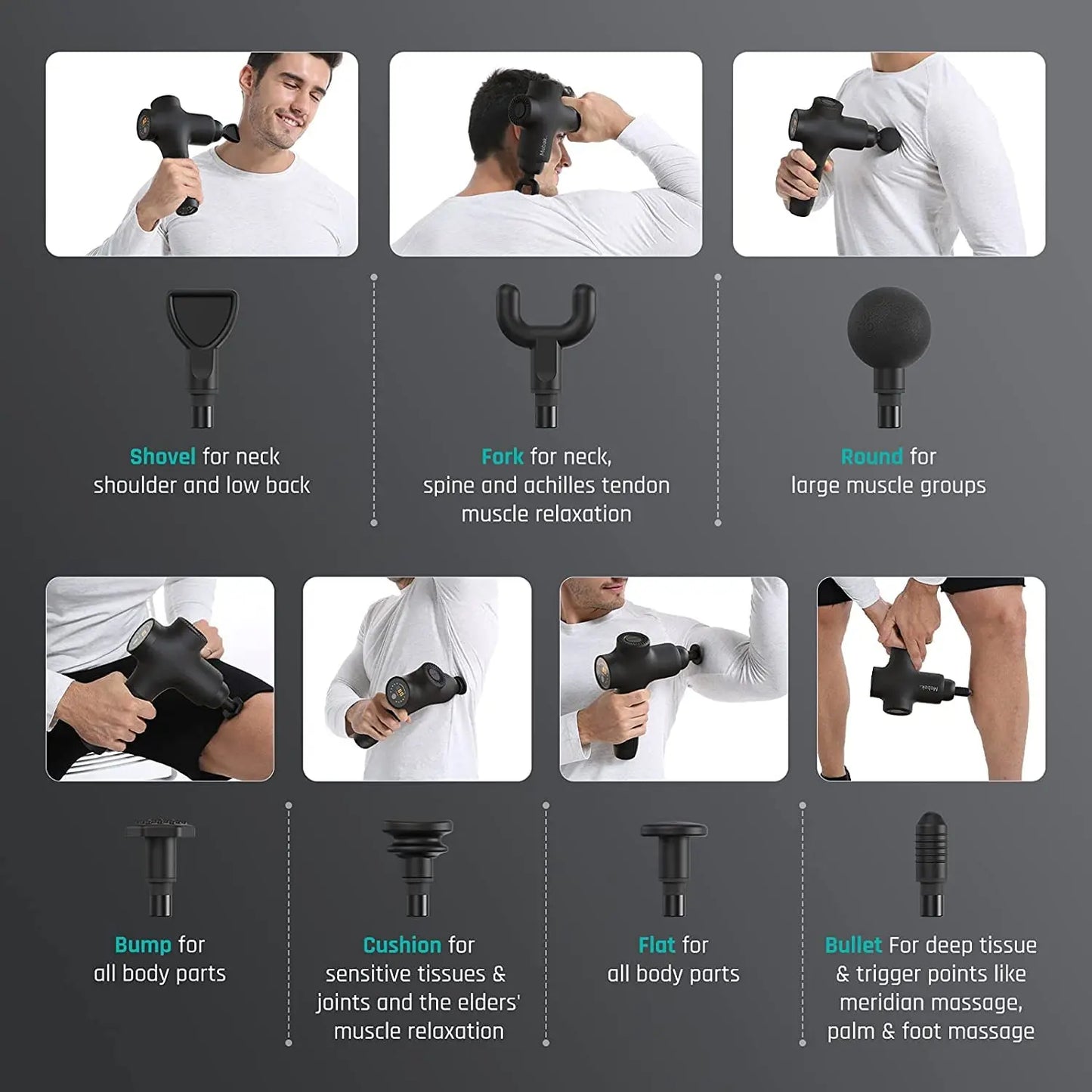 Professional Muscle Percussion, Portable Massage Gun