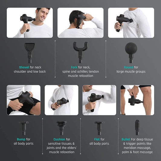 Professional Muscle Percussion, Portable Massage Gun