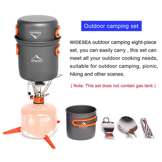 Camping Cookware Set Outdoor Tableware Equipment