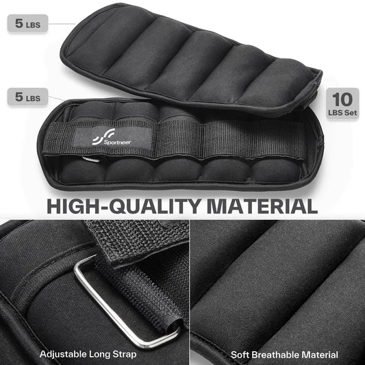 10lb Adjustable Ankle Weights