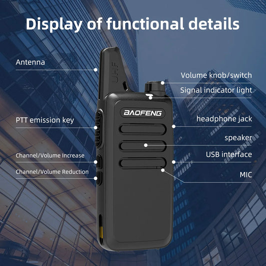 T20 Long Range Upgraded Walkie Talkies for Adults
