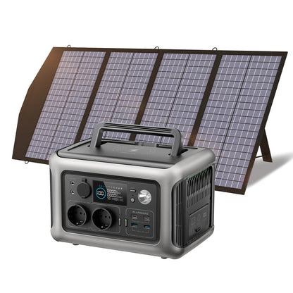 Portable Solar Generator Power Station with Solar Panel (Optional)