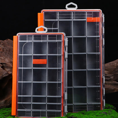 Fishing Box Waterproof Fish Hook Fishing Lure Bait Storage Case with Removable Dividers Portable Fishing Gear Accessories Box