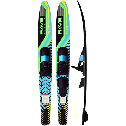 Adult Black/Blue Combo Water Skis
