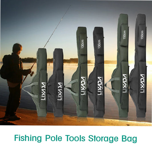 Folding Portable Fishing Rod Reel Bag