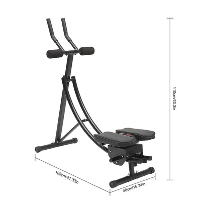 3-Level Settings 330lbs Capacity Adjustable Ab Machine