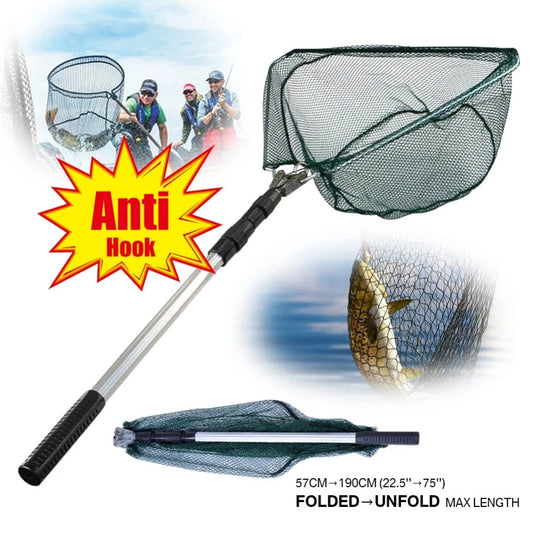 Folding Telescopic Extending Fishing Landing Net