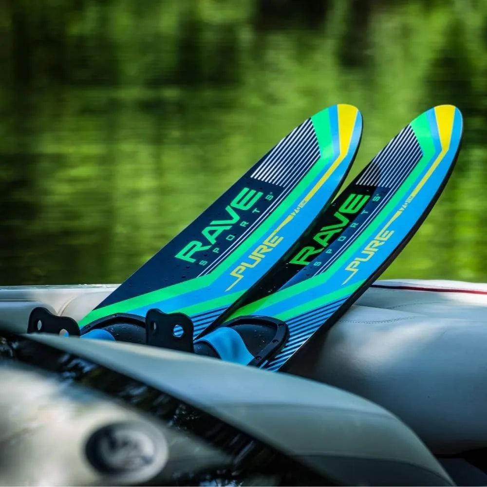 Adult Black/Blue Combo Water Skis