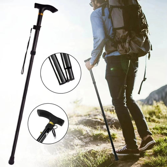 Anti-Slip Foldable Outdoor Hiking Climbing Walking Stick