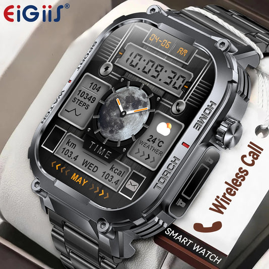 New Waterproof Smart Watch with Compass and LED Flashlight
