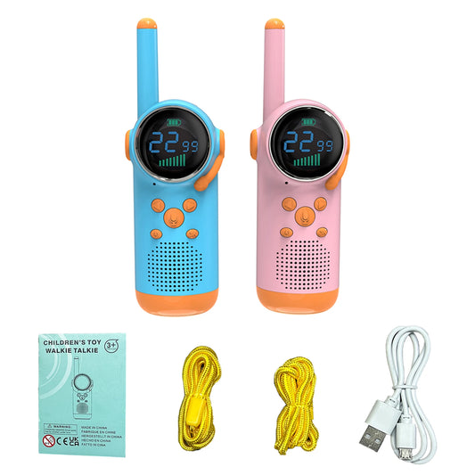 Children's two-person rechargeable walkie talkie toy