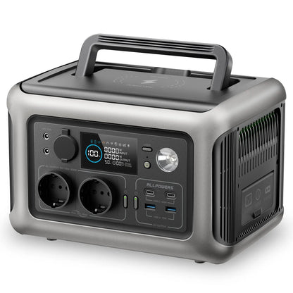 Portable Solar Generator Power Station with Solar Panel (Optional)