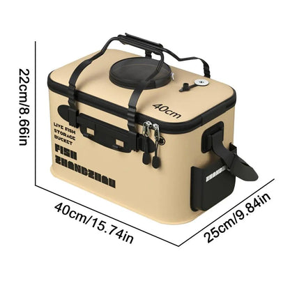 Live Bait Fishing Bucket with Aeration Hole